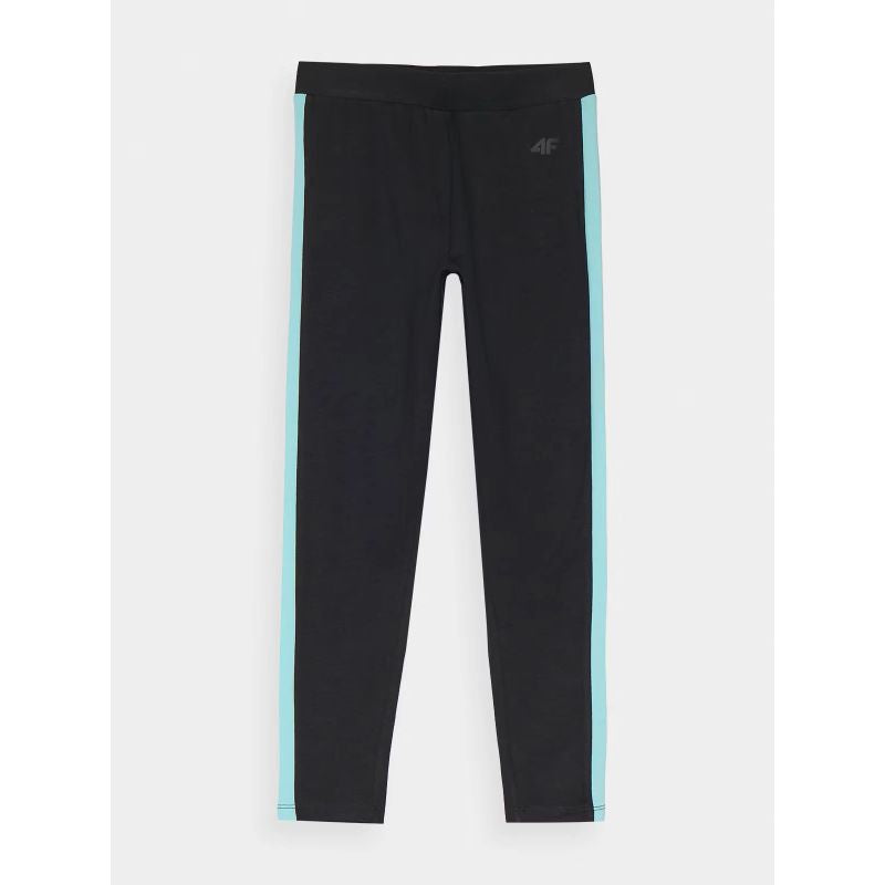 Girls' knitted leggings 4F Junior 4FJWAW24TTIGF170-20S *Kategoria tymczasowa Your Sports Performance
