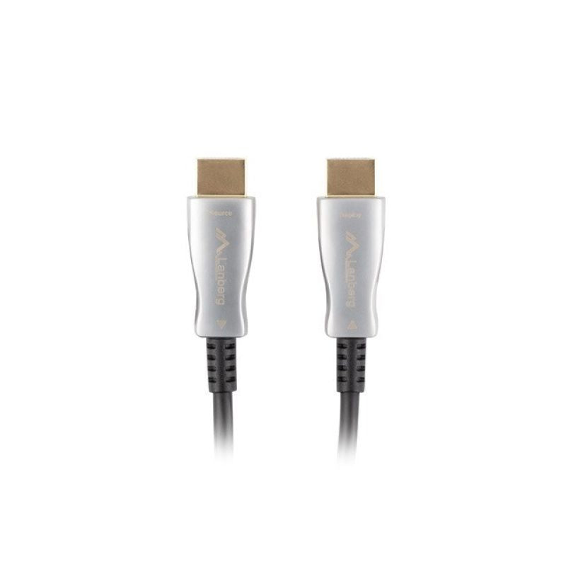 LANBERG HDMI CABLE M/M V2.0 20M OPTICAL AOC CA-HDMI-20FB-0200-BK Kable i adaptery/Kable HDMI Your Sports Performance