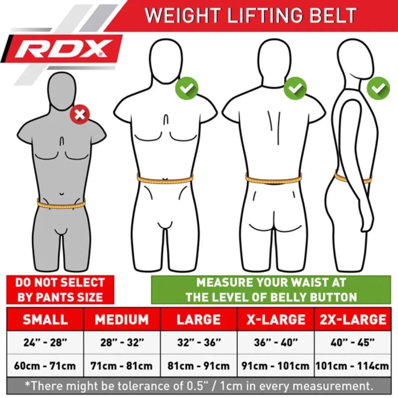 4" GOLD LEATHER BODYBUILDING BELT FOR EXERCISES - RDX S RDX - Pozostałe Your Sports Performance