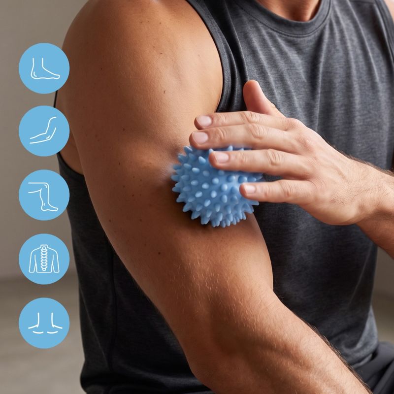 Spiky Massage Ball, 7 cm, Spokey PIN