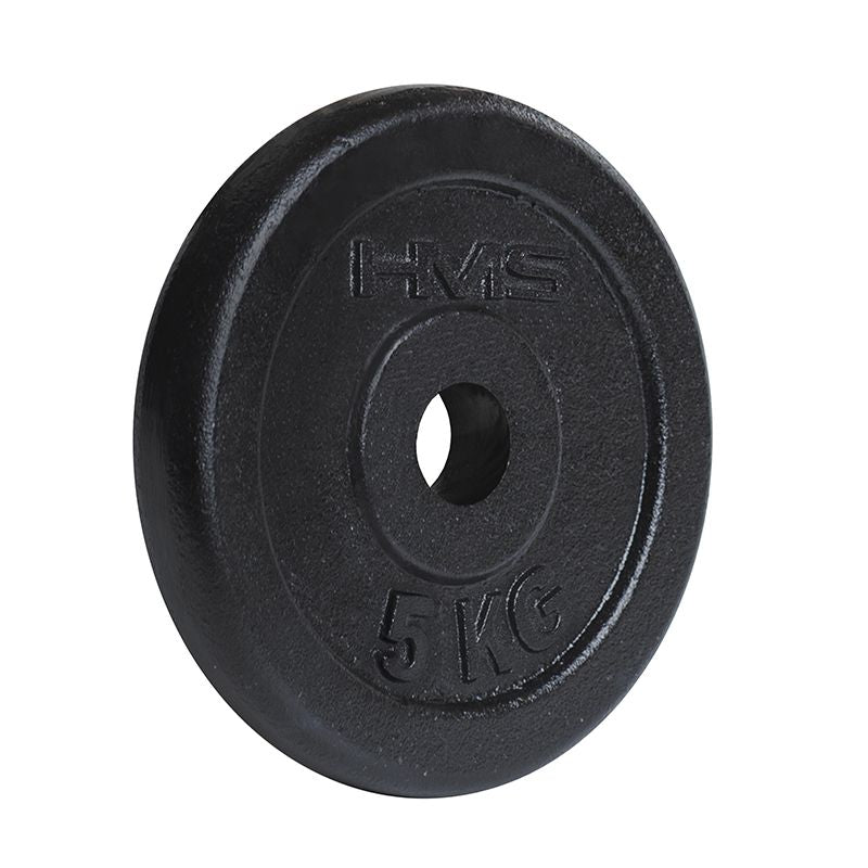 Black plate 5kg HMS TCZ05 17-61-003 Accessories/Training equipment Your Sports Performance