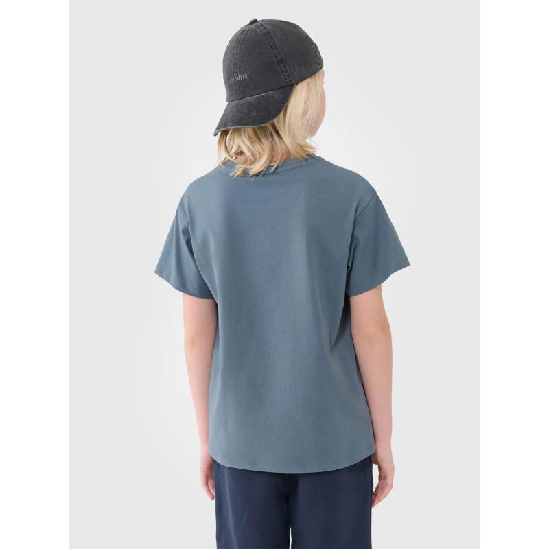 Boy's oversize plain T-shirt 4F 4FJWSS25TTSHM2324-46S *Kategoria tymczasowa Your Sports Performance