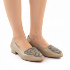 Beige women's shoes M.Daszyński SA201A-2 To be categorized Your Sports Performance