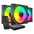 TACENS MARS MF-3DPROKIT FANS 120 ARGB x3 BK - fans + hub + remote control (TACMARS-MF3DPROKIT) Chłodzenie/Chłodzenie - wentylatory Your Sports Performance