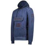 Geographical Norway Gymclass EO Tiedye Badge Sweatshirt M WU8270H-GNO-NAVY Clothing/Outdoor/Geographical Norway Your Sports Performance