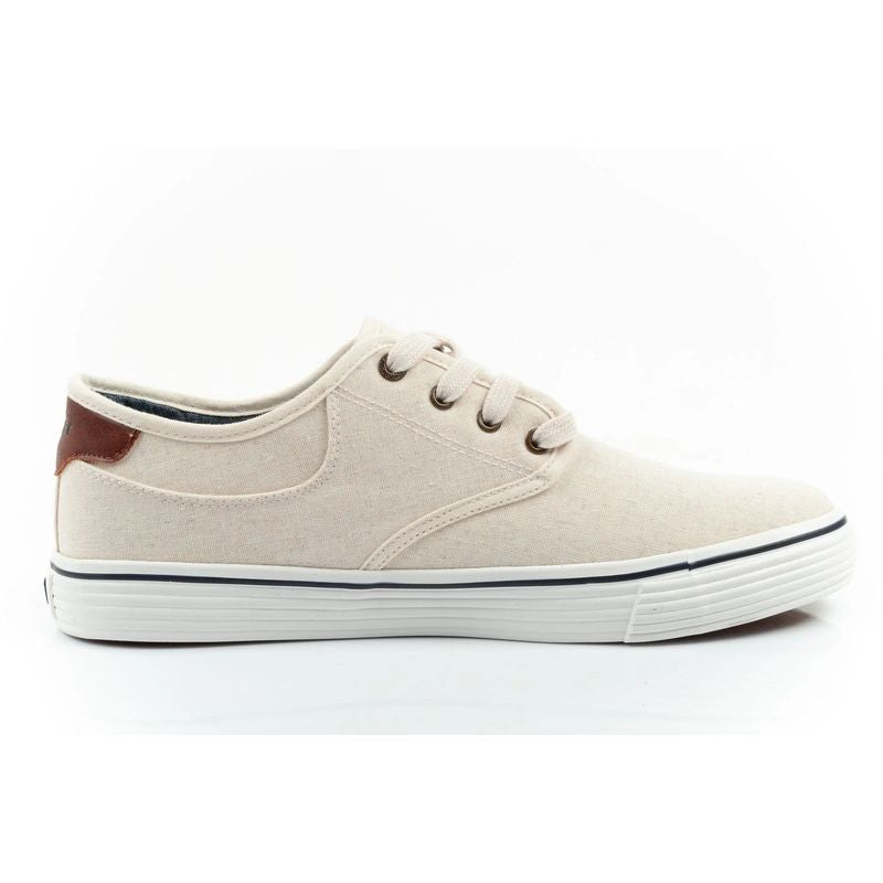 Wrangler Men’s Calypso Derby Sneakers, Ecru Casual Shoes, Stylish and Comfortable