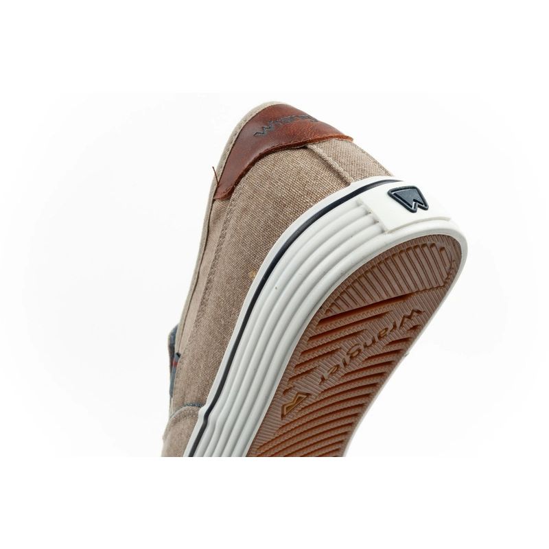 Wrangler Calypso men's sports shoes Slip-On sneakers brown comfortable Wrangler