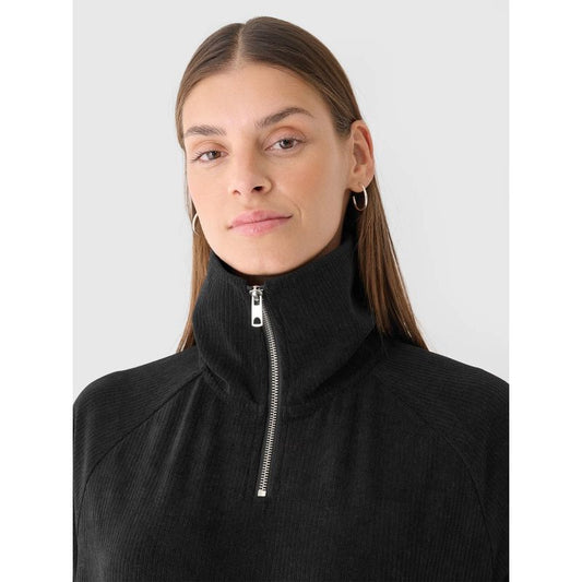 Women's velour sweatshirt without a hood, 4F 4FRAW24TSWSF2054-20S *Kategoria tymczasowa Your Sports Performance