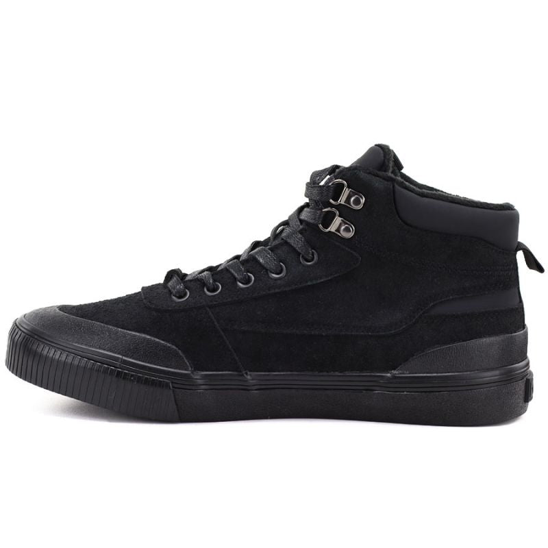 Men's high-top sneakers, insulated, black, Big Star UU174305