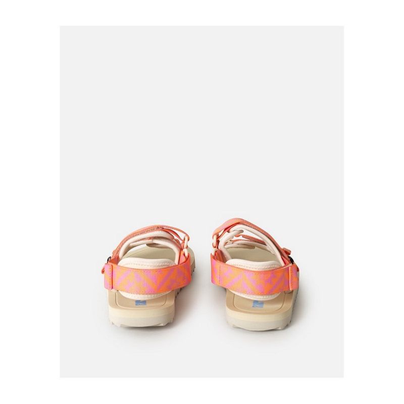 RIP CURL Newquay Bloom Open Toe-Girl Beach Flip-Flops Turquoise