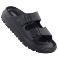 Women's black Big Star TT274A051 pool flip-flops with buckles To be categorized Your Sports Performance