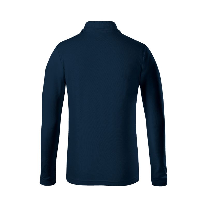 Children's Pique Polo LS polo shirt (navy blue) Your Sports Performance