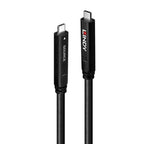 Lindy 43333 USB Cable USB 3.2 Gen 1 (3.1 Gen 1) 10m USB C Black Kable i adaptery/Kable USB Your Sports Performance