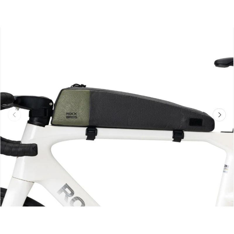 Rockbros bicycle frame bag black and green 0.9l Rockbros/Torby Rowerowe/Torby Na Ramę Your Sports Performance