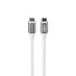 Havit Type C-Type C Cable CB6290 (white/gray; 100cm) In preparation Your Sports Performance