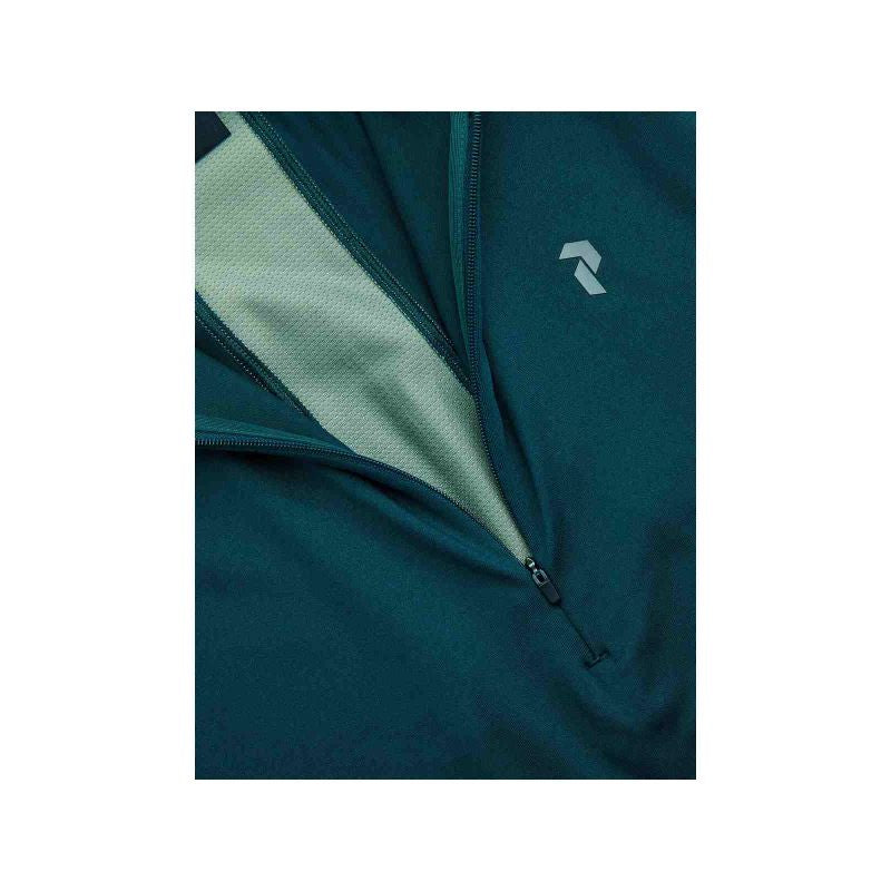 Women's PEAK PERFORMANCE W Core Half Zip Baselayer T-shirt, green