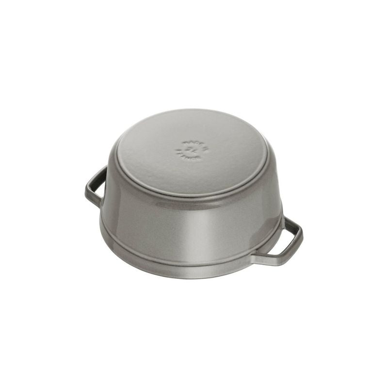 STAUB Round cast iron pot 40500-246-0 3.8l graphite AGD - Produkty/Garnki / patelnie nieelektryczne Your Sports Performance