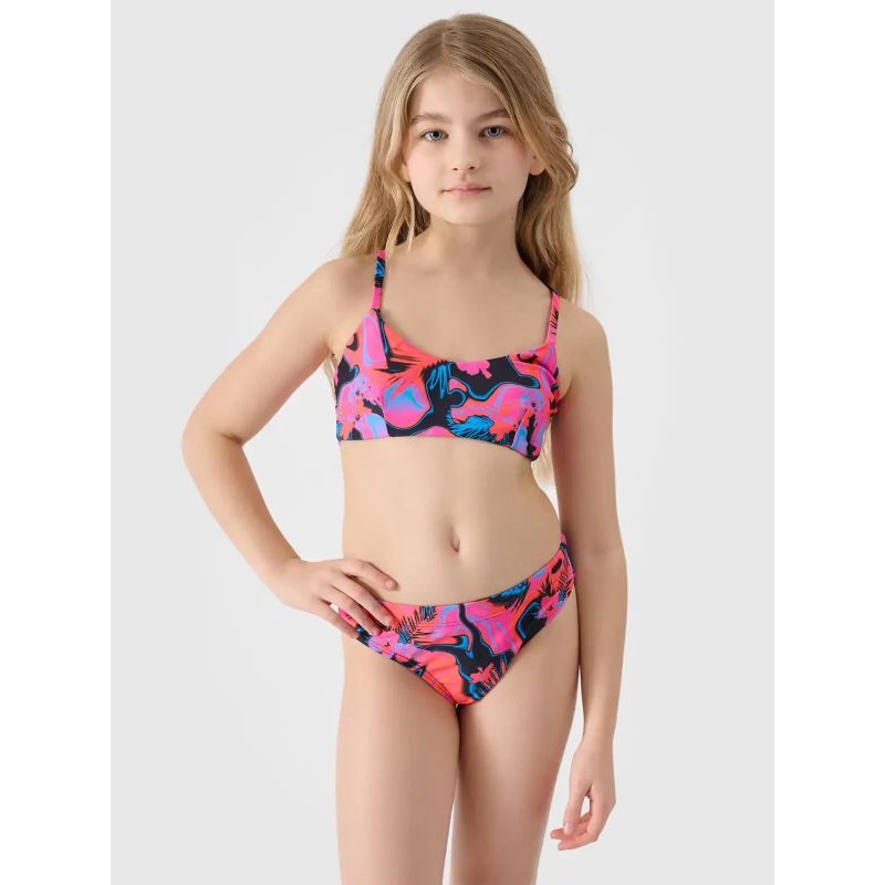 Girls' two-piece swimsuit 4F JUNIOR 4FJWSS25UBKSF046-90A *Kategoria tymczasowa Your Sports Performance