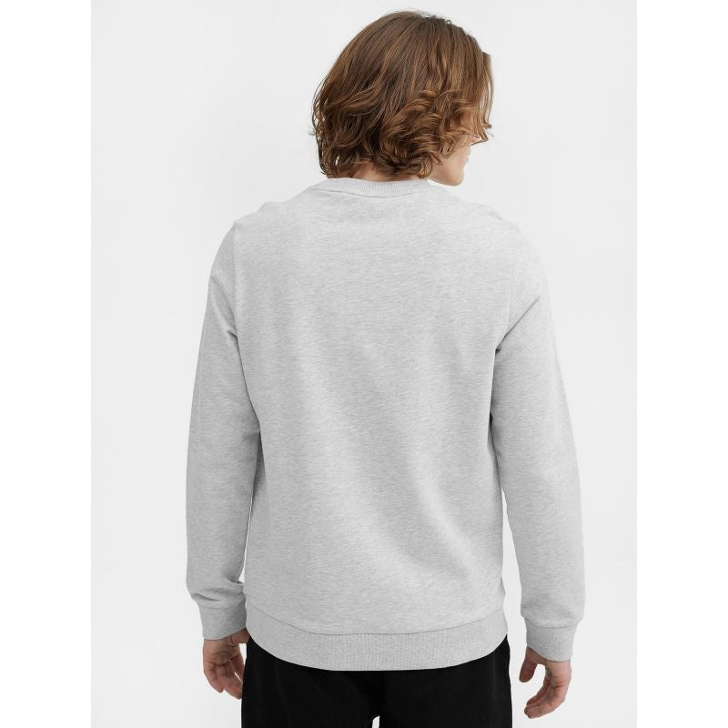 Sweatshirt 4F M 4FSS23TSWSM349 cool light gray melange Clothing/Training 4F