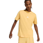 adidas Essentials Small Logo Single Jersey Men's T-Shirt, Yellow KT0561