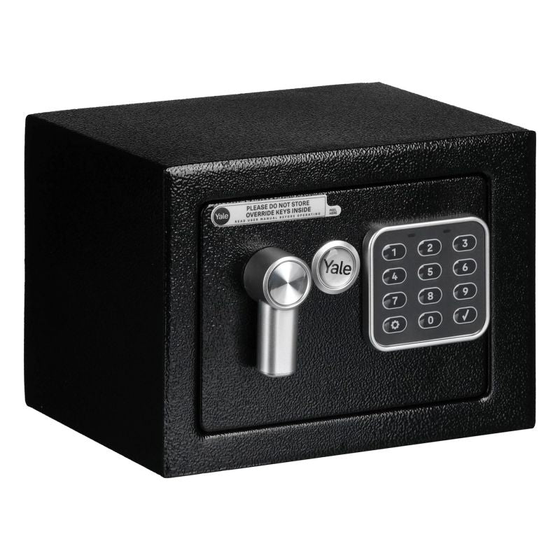 Yale Mini Electronic Safe Black YSV mini basic safe black In preparation Your Sports Performance