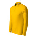 Men's Pique Polo LS Polo Shirt (Yellow) In preparation Your Sports Performance