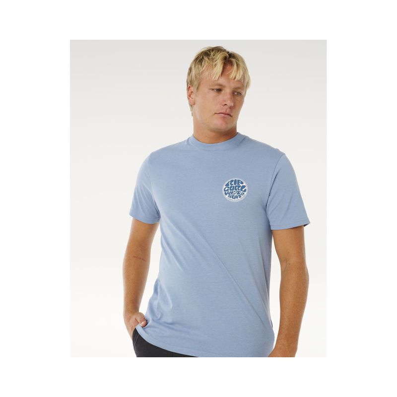 RIP CURL Wettie Passage Icon Tee Blue