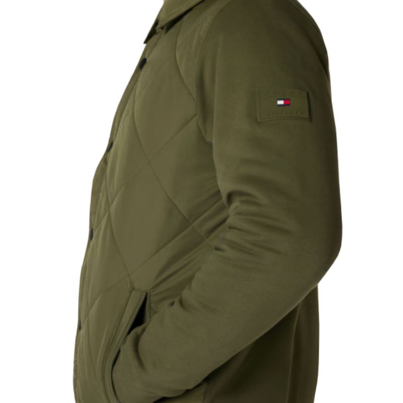 Tommy Hilfiger Mix Media Quilted Coach Jacket M MW0MW27894 Clothing/Lifestyle/Tommy Jeans Tommy Hilfiger