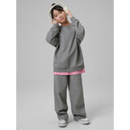 Girls' loose sweatshirt without hood 4F 4FJRSS26TSWSF2624-25M 4f