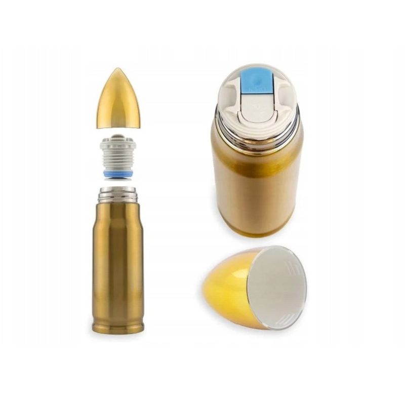 Thermos Bullet Brass cartridge 500 ml AGD - Produkty/Termosy i kubki termiczne Your Sports Performance