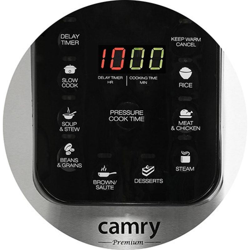 Pressure cooker CAMRY CR 6409 (silver) AGD - Produkty/Szybkowary Your Sports Performance