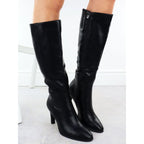 Jezzi ASA271-2 women's black high heel boots Footwear Your Sports Performance