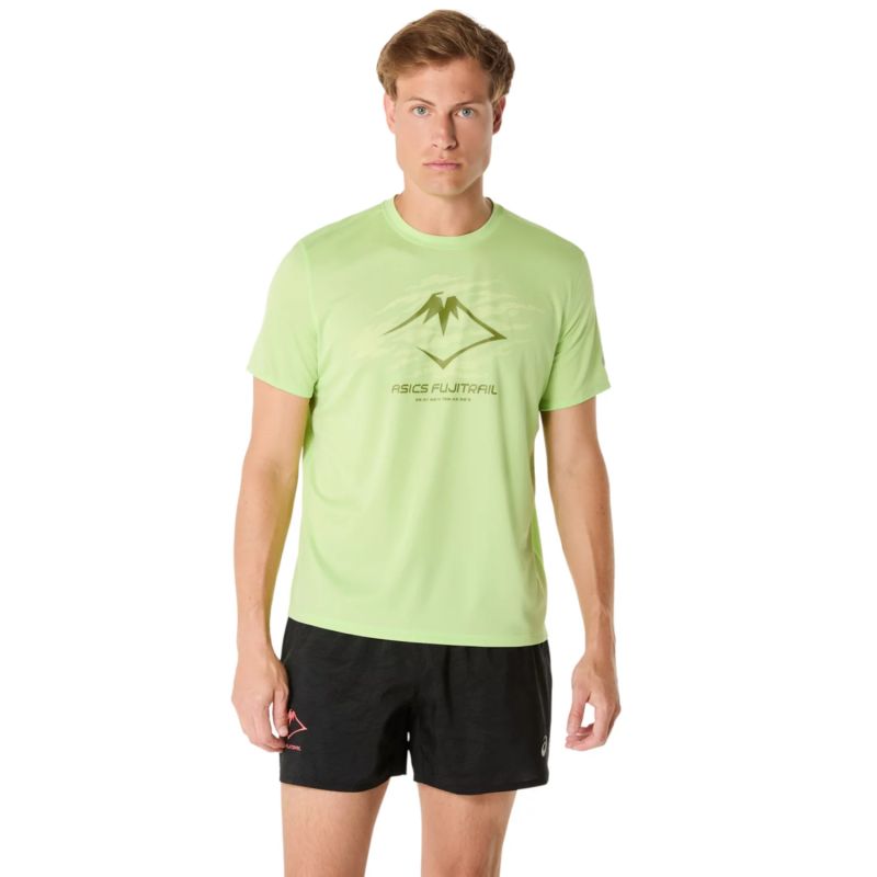 T-shirt Asics Fujitrail Logo SS Top M 2011C981-30 Clothing/Outdoor/T-shirts with short sleeves/Asics Asics