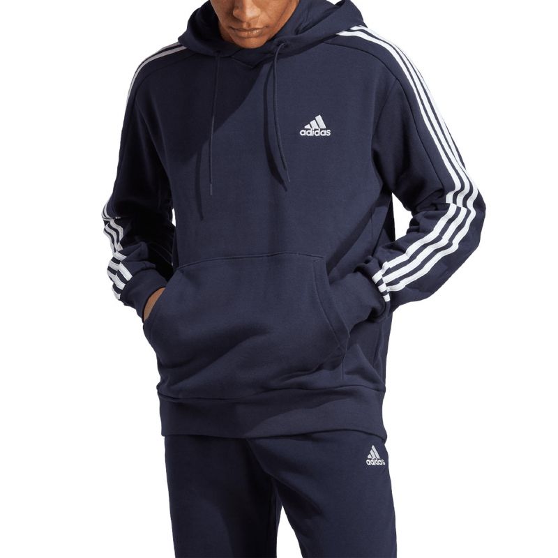 Adidas Essentials French Terry 3-Stripes Hoodie M IC0436 Clothing/Training Adidas