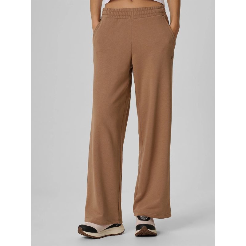 Women's wide-leg sweatpants 4F 4FRAW26TTROF2105-82S