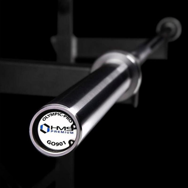 Olympic bar 20 kg / 2200 mm with lock jaw clamps HMS GO901 In preparation Your Sports Performance