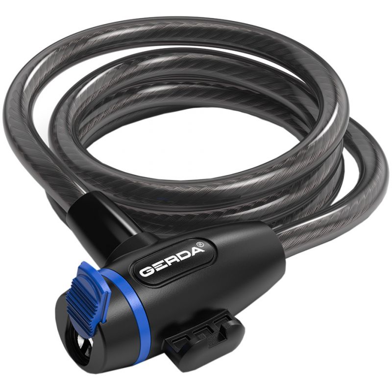 Gerda bicycle lock, cable, round body, key cover Flex 1200/10S OSFL012001006V2XP Accessories/Bicycle/Akcesoria rowerowe Your Sports Performance
