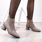 D&amp;A S.Barski Premium Collection high-heeled ankle boots W OLI232B, beige Footwear/Outdoor/S.Barski Your Sports Performance