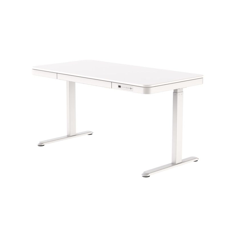 Activejet ET119W-C electric height-adjustable desk in white. Tabletop dimensions: 140 x 70 cm. Biurka/Biurka nowoczesne Your Sports Performance