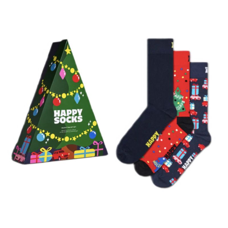 Happy Socks 3-pack Christmas High Socks Set - P001739 Odzież/Skarpety/Skarpety koszykarskie/Tradycyjne Your Sports Performance