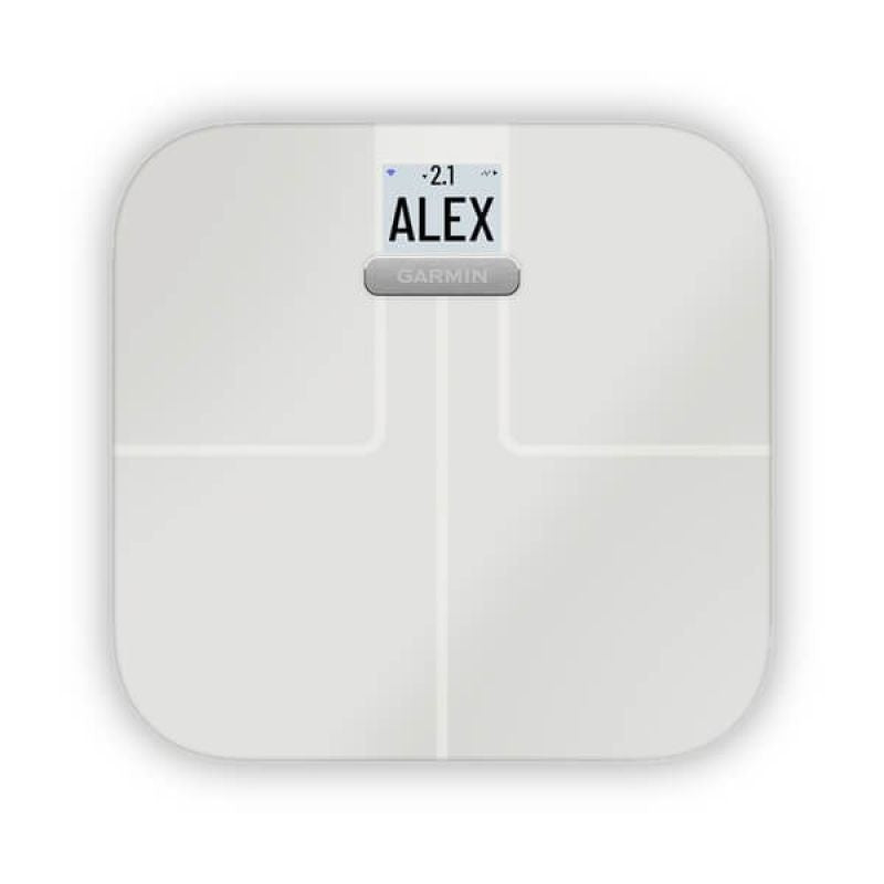Garmin Index S2 Rectangle White Electronic Personal Scale AGD - Produkty/Wagi łazienkowe Your Sports Performance