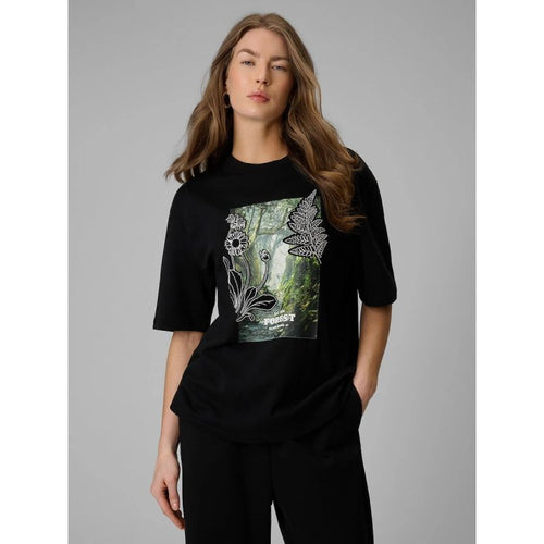 Women's loose T-shirt with print 4F 4FRSS26TTSHF3706-20S 4f