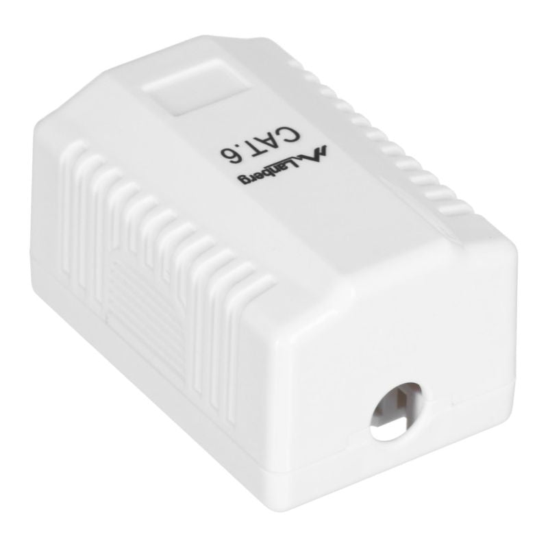 Lanberg OU6-0001-W surface-mounted socket (RJ-45; cat. 6; UTP; white) Kable, gniazda i wtyki/Puszki wyposażone Your Sports Performance