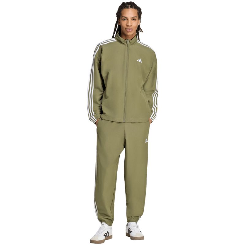 adidas 3-Stripes Woven Men’s Tracksuit Olive KY2300