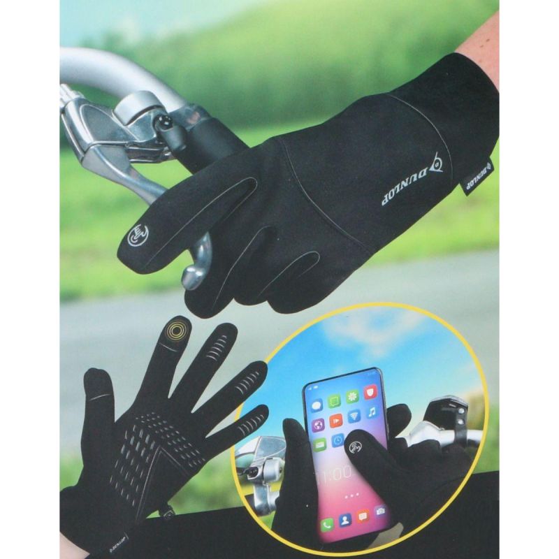 DUNLOP TOUCHSCREEN SENIOR INSULATED CYCLING GLOVES S.XL Clothing Your Sports Performance