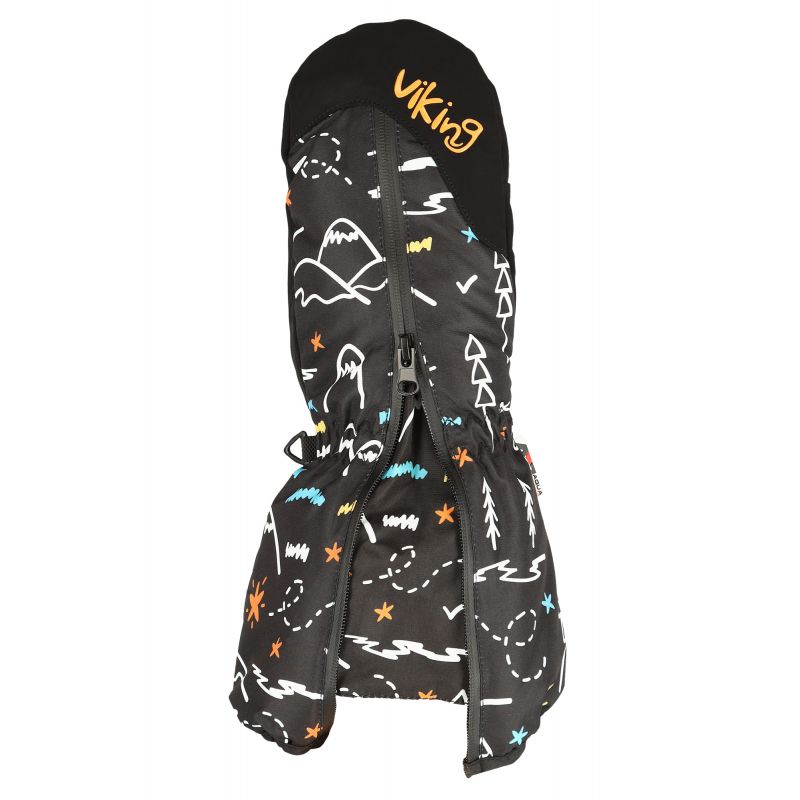 Viking Snoppy Kids winter gloves, Aqua Thermo Tex membrane, ski, black (125/23/2288/09) In preparation Your Sports Performance
