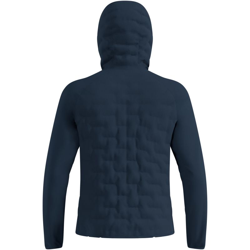 Men's ZEROWEIGHT INSULATOR mid-layer hoody full zip hybrid jacket, navy