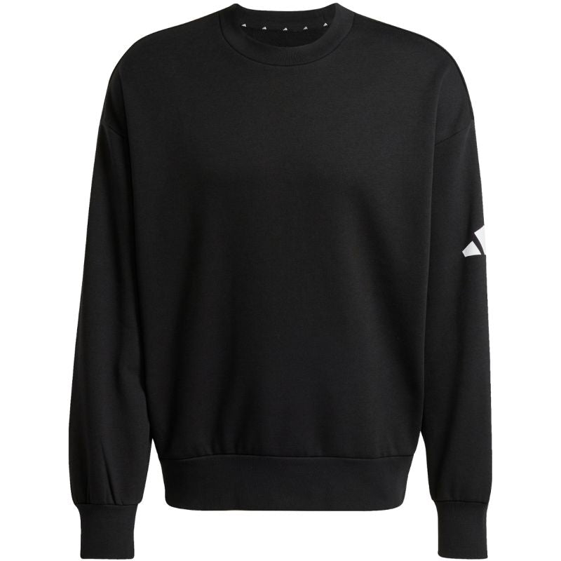 Men's adidas Essentials Loose Fit 3 Bar Logo Sweatshirt Black JF3542 In preparation Adidas