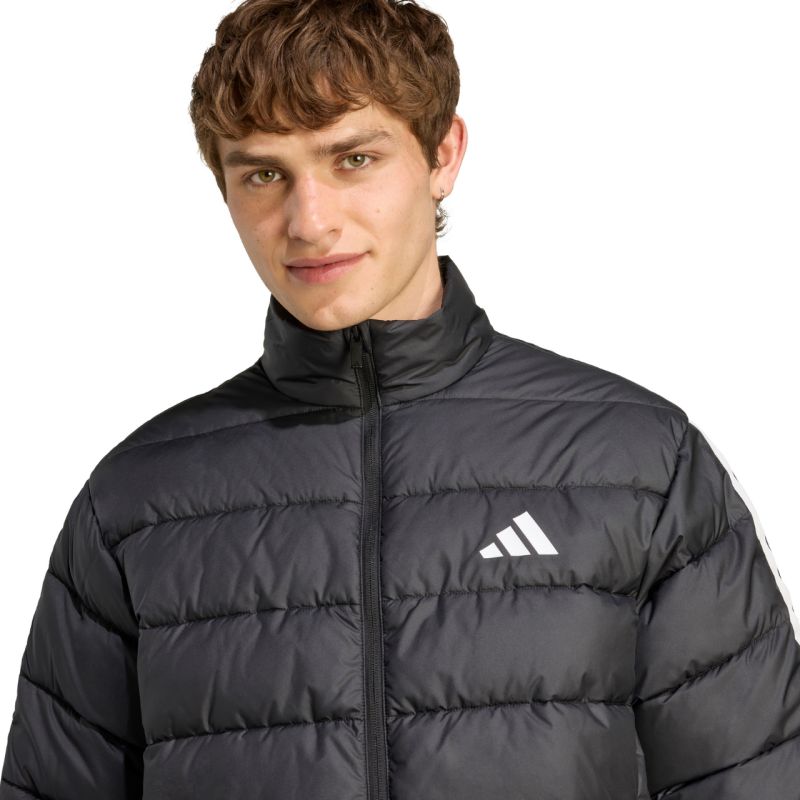 Men's adidas Essentials 3-Stripes Jacket Black JM8416 Clothing Your Sports Performance