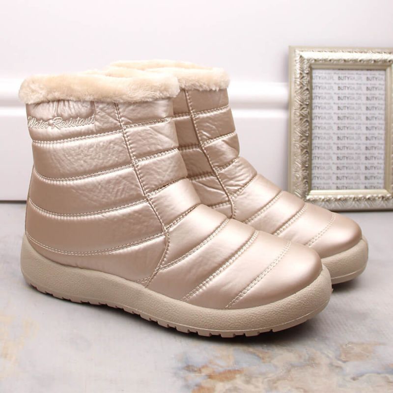 Waterproof patent snow boots News W EVE181E beige Footwear/Outdoor/News Your Sports Performance